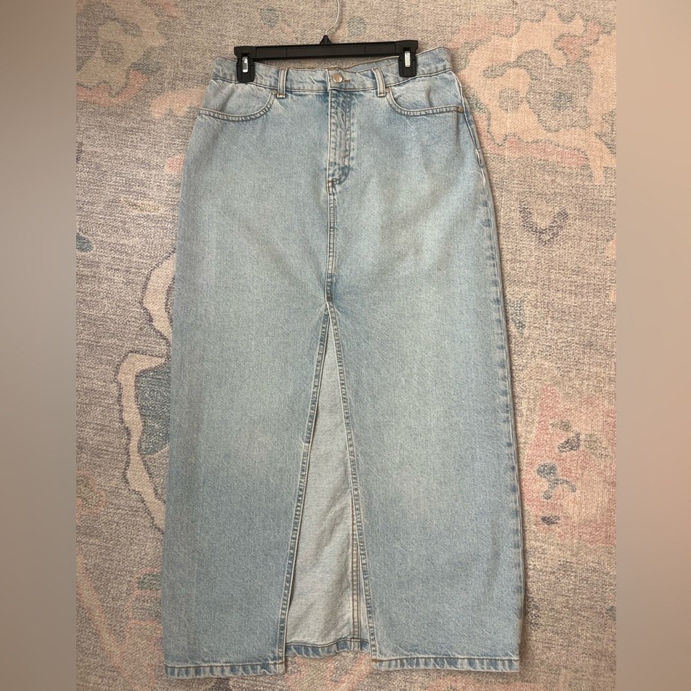 Gianni Bini Light Blue Denim Skirt